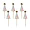 12 Packs: 6 ct. (72 total) Bakeware Party Hat Treat Toppers by Celebrate It®
